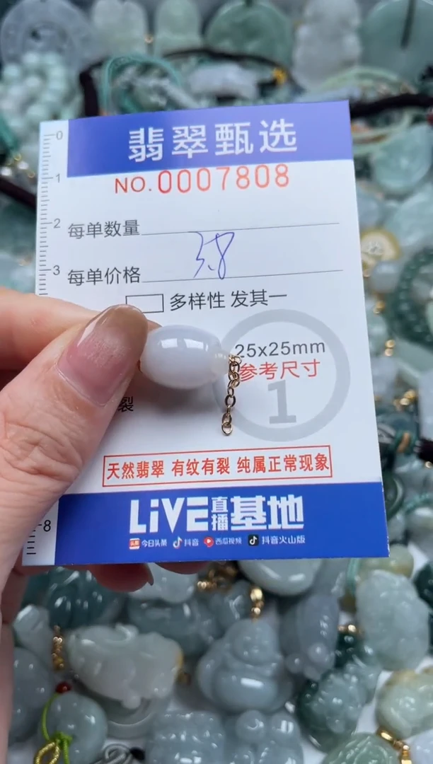 翡翠未镶嵌颈饰00..7808