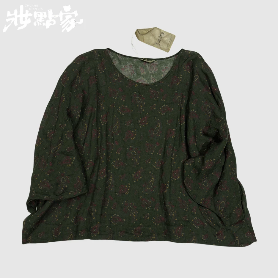 妝點家 左岸迷香 上衣 亚麻 Z21SS  1021