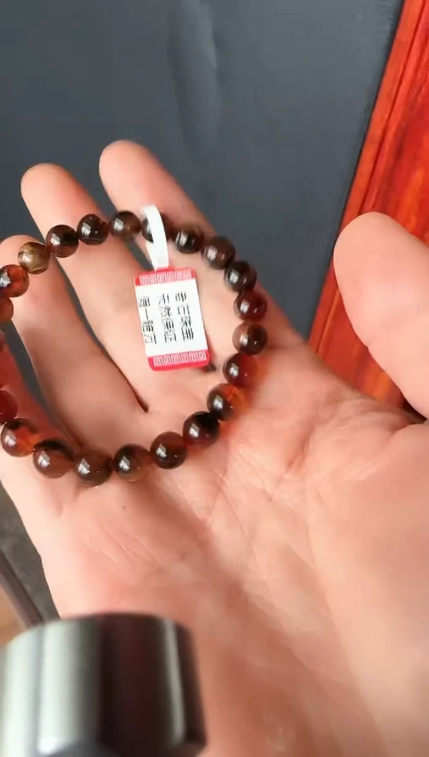 手串琥珀未镶嵌 #25缅甸琥珀翁珀手串8mm