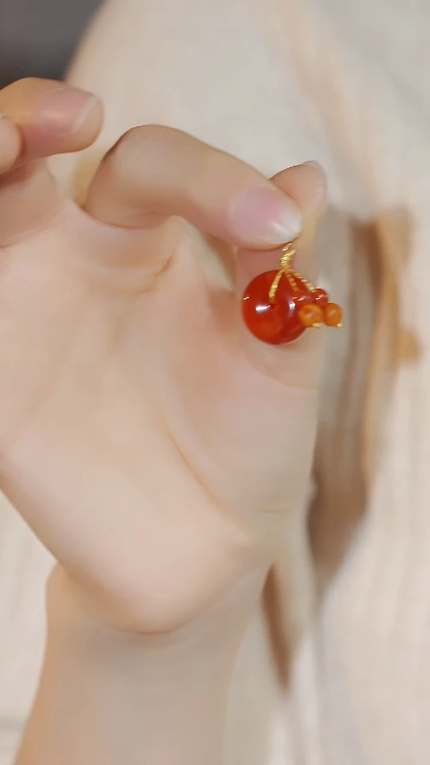 【闪购商品】南红玛瑙吊坠(不含链)未镶嵌平安扣吊坠