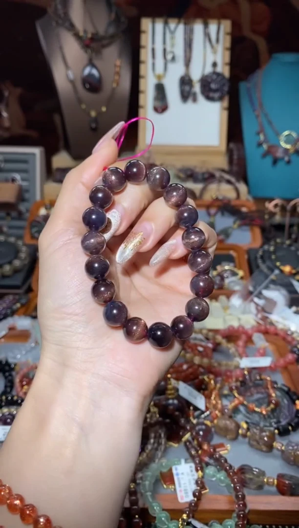 【闪购商品】堇青石手串未镶嵌堇青手串11+mm