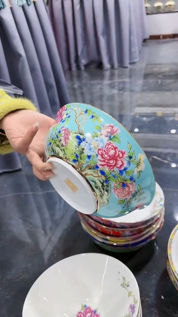 【闪购商品】瓷片9英寸大汤碗1个景德镇陶瓷