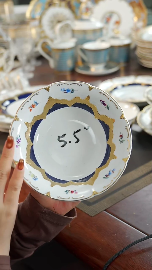 瓷片5.5英寸水果碗 福利价