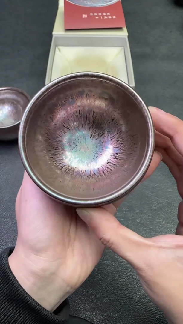 【闪购商品】茶盏23紫霞仙子茗瓷茶器