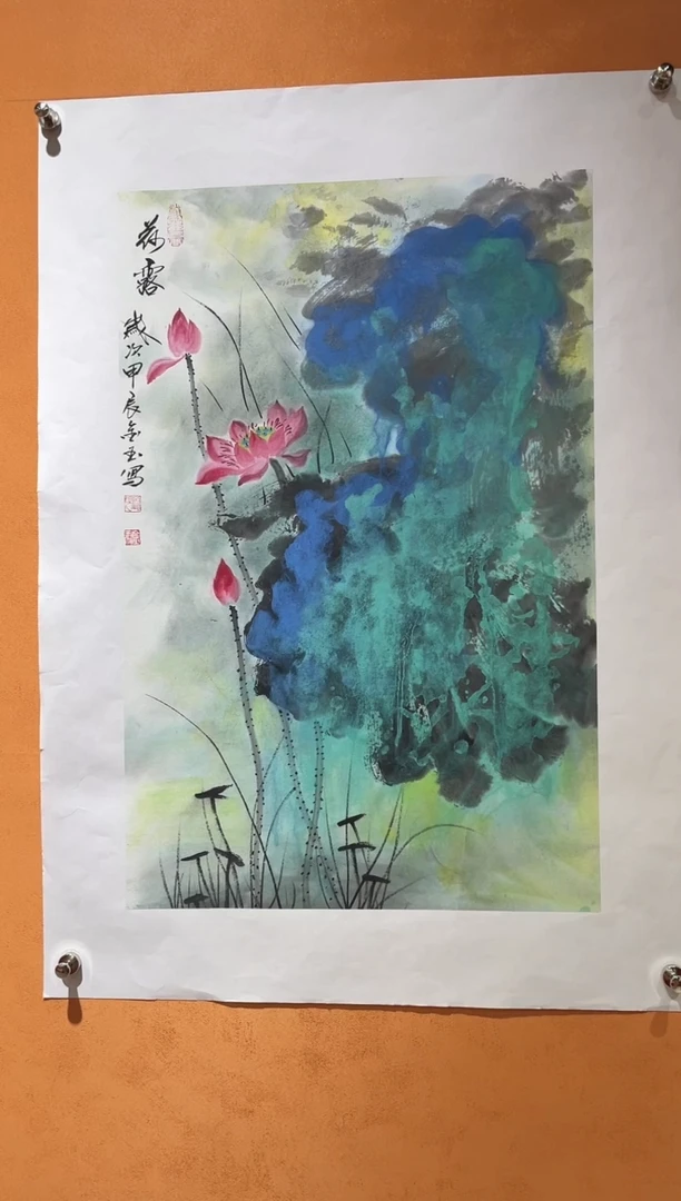 国画刘金玉老师亲笔手绘