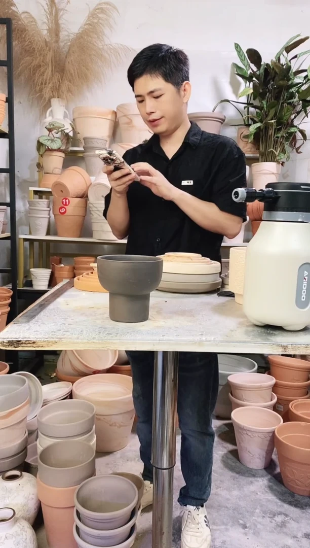 13*12黑陶火锅 1盆无托
