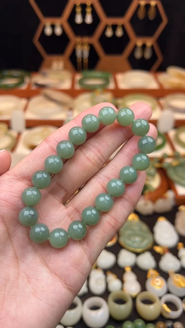 未镶嵌手链和田玉放漏