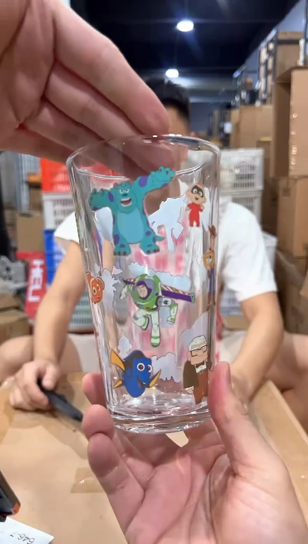 瓷片皮克斯合集玻璃杯