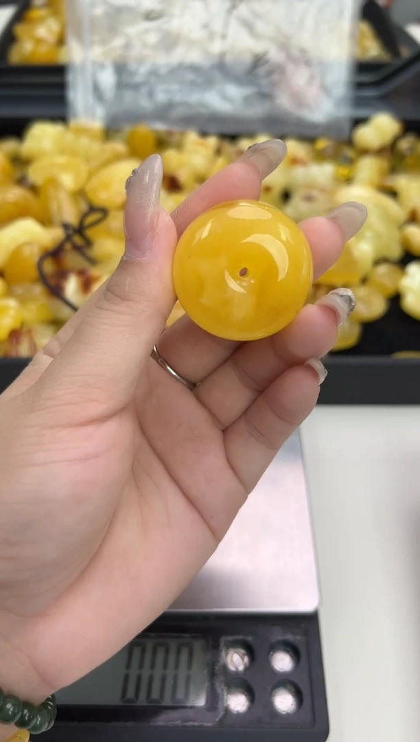 裸石琥珀未镶嵌琥珀蜜蜡吊坠