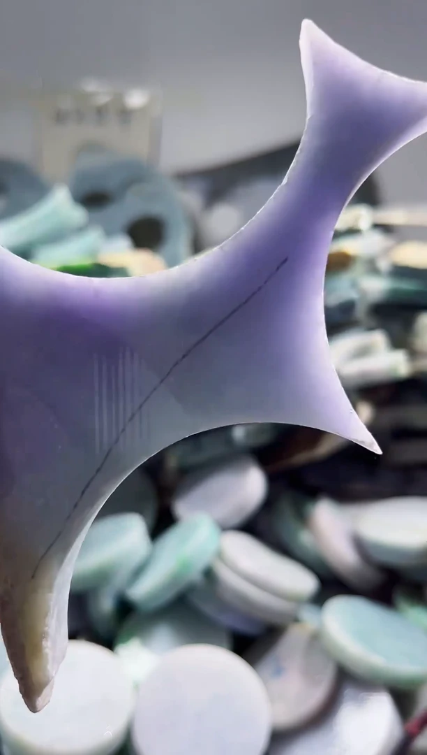 翡翠裸石缅甸翡翠A货柠3957