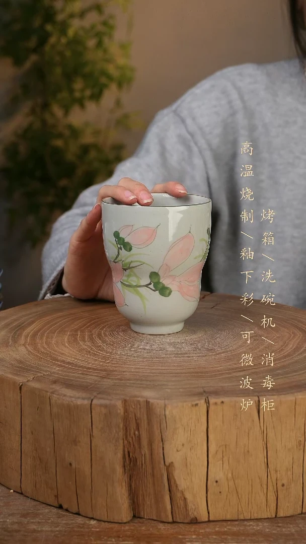 碗瓷景德镇手工手绘高温瓷釉下彩