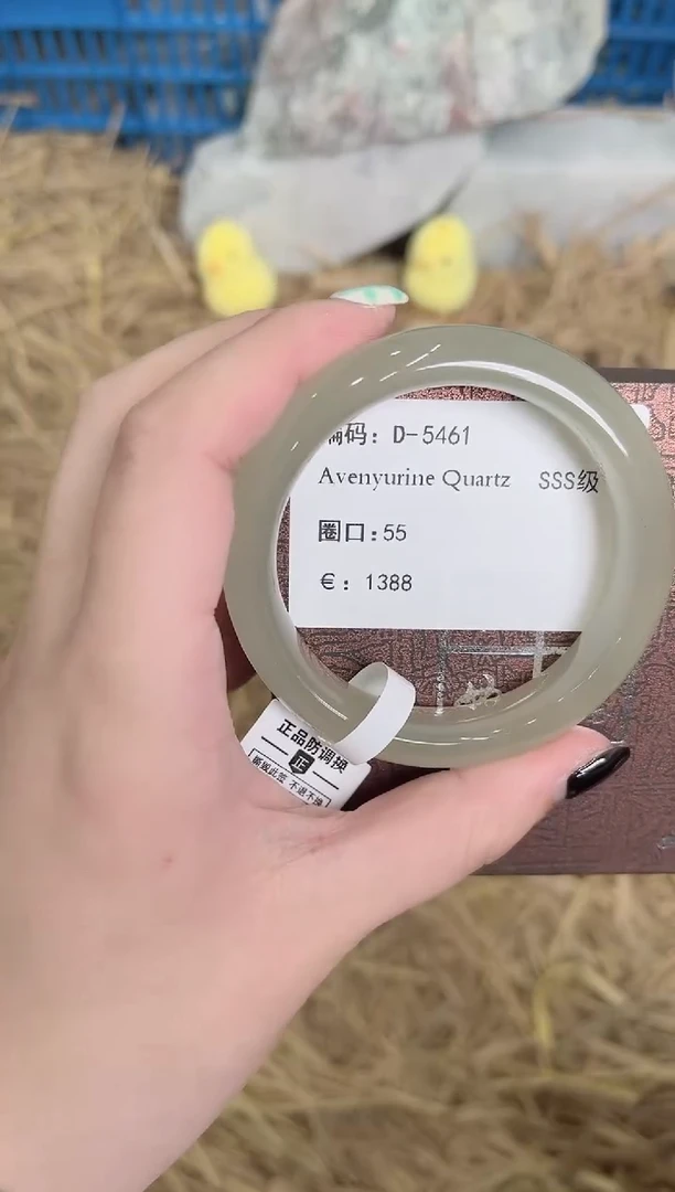 未镶嵌手镯石英质玉D5461