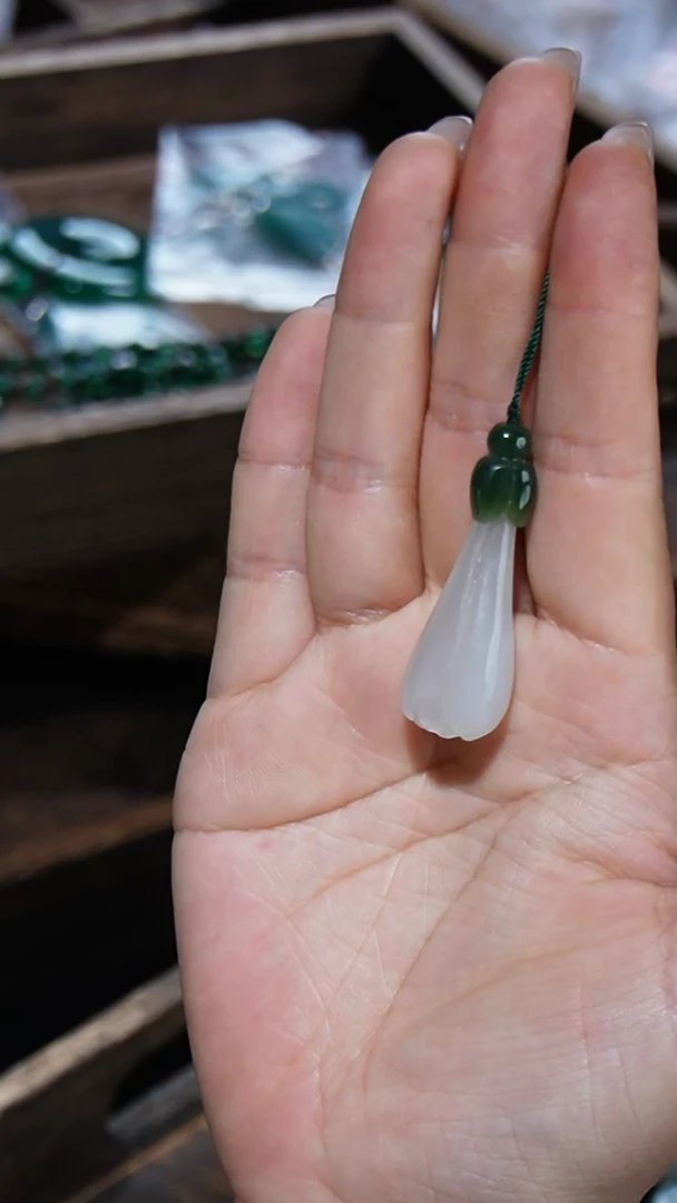 【闪购商品】和田玉玉兰花未镶嵌0002