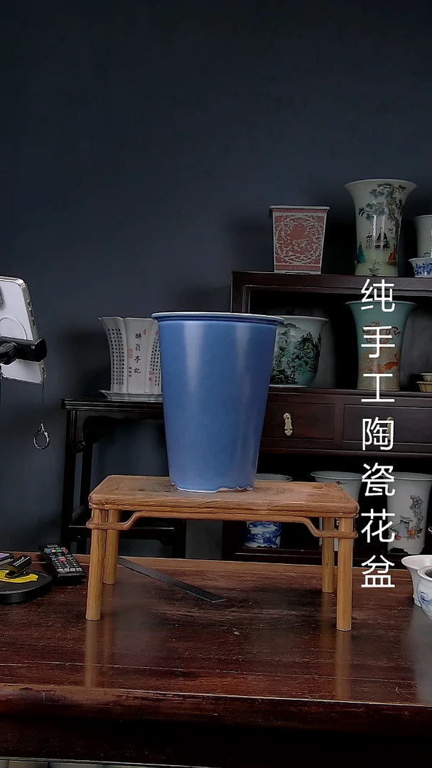 景德镇手工陶瓷花盆