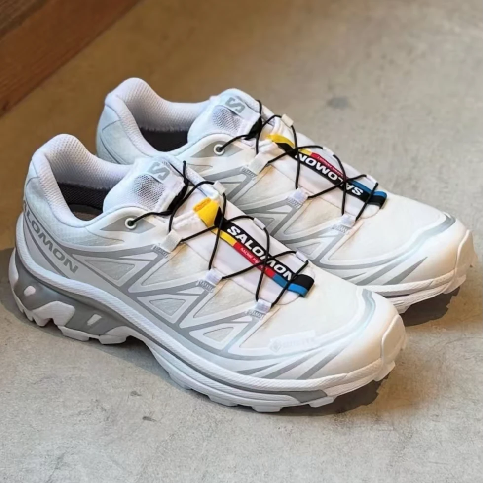 Salomon萨洛蒙 XT-6 GTX 男女同款冰川银户外徒步运动鞋官方正品