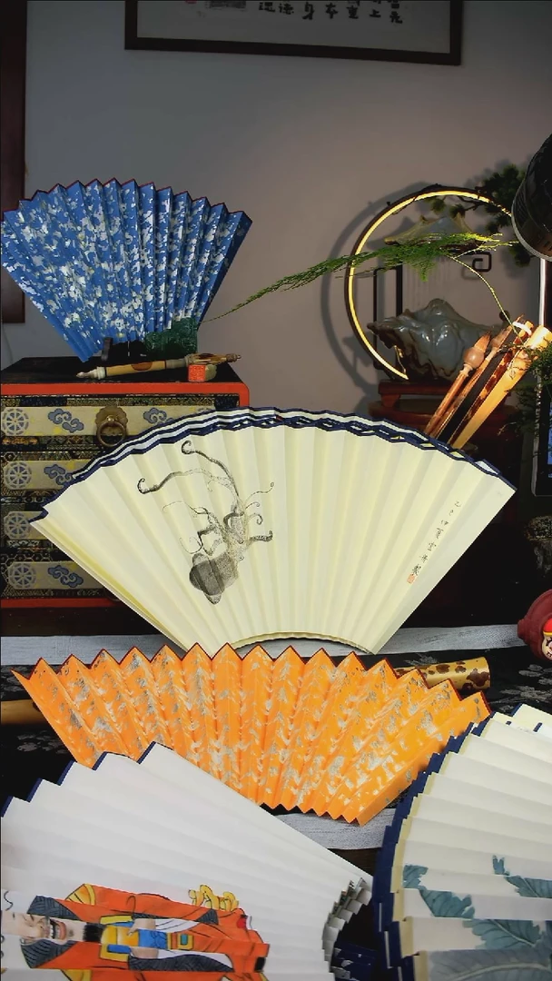 扇子手绘扇面  95  16  2.0