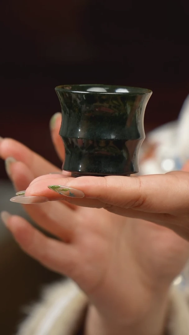 未镶嵌和田玉把件茶杯（多样性发货）