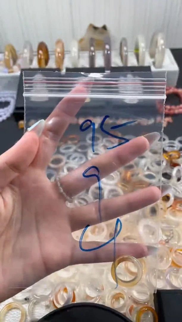 玛瑙/玉髓戒圈未镶嵌95