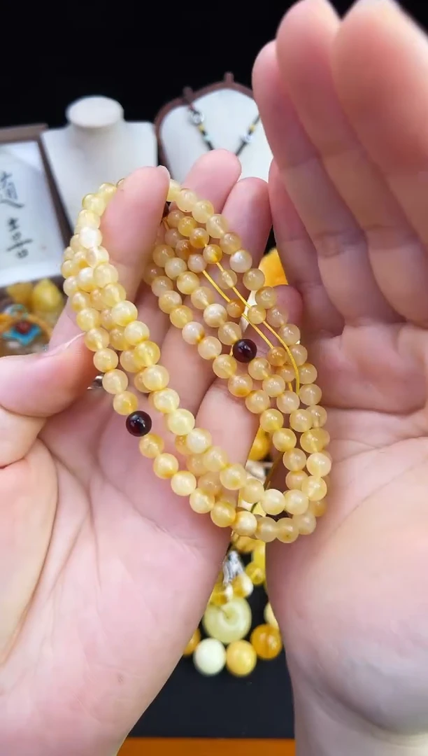 琥珀未镶嵌珠宝奇石柒月