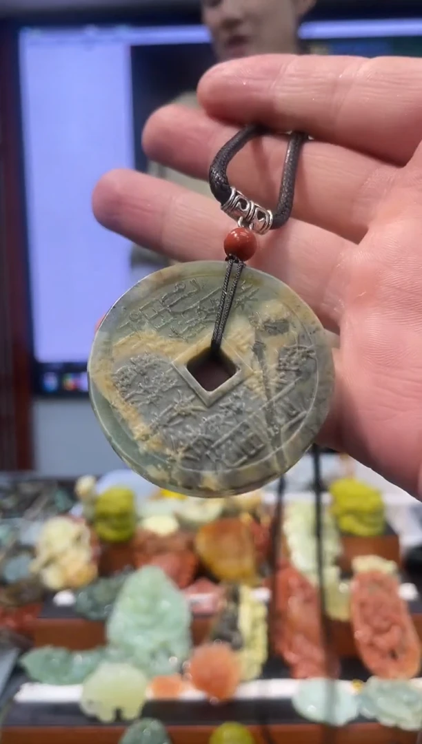 【闪购商品】岫玉吊坠未镶嵌·