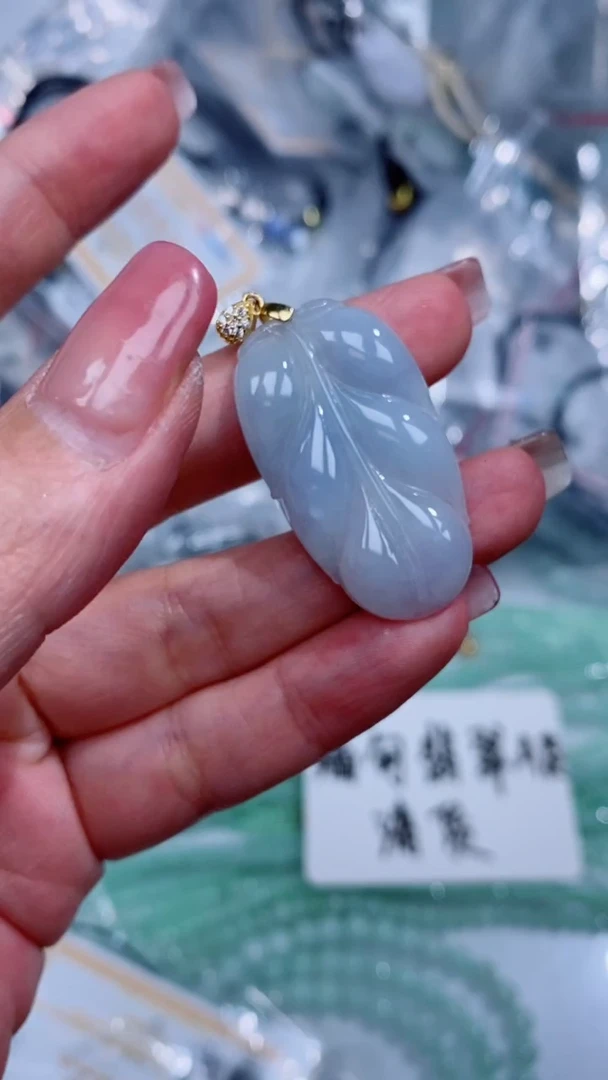 翡翠银S925镶嵌颈饰吊坠