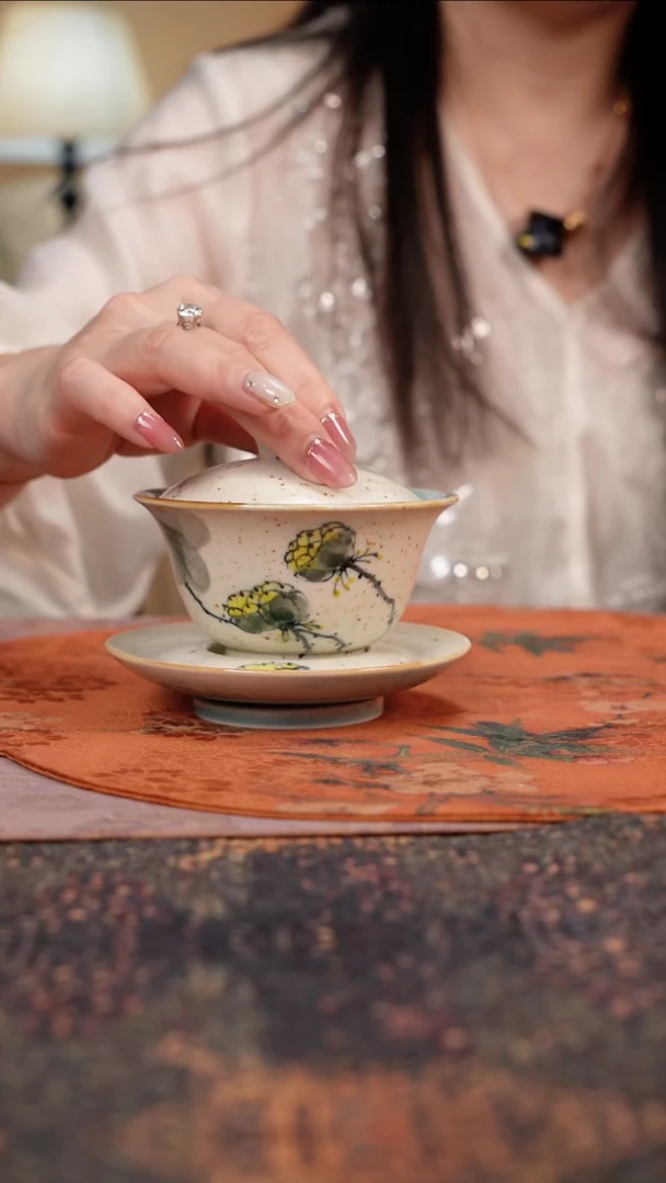 杯景德镇陶瓷杯碗柴烧多人