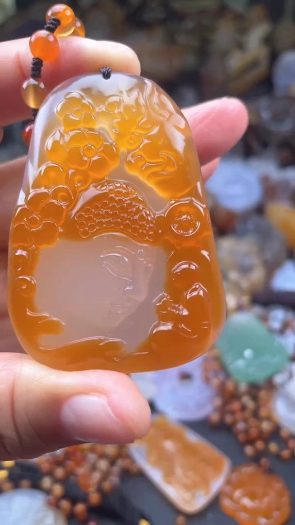 【闪购商品】玛瑙/玉髓颈饰未镶嵌AA