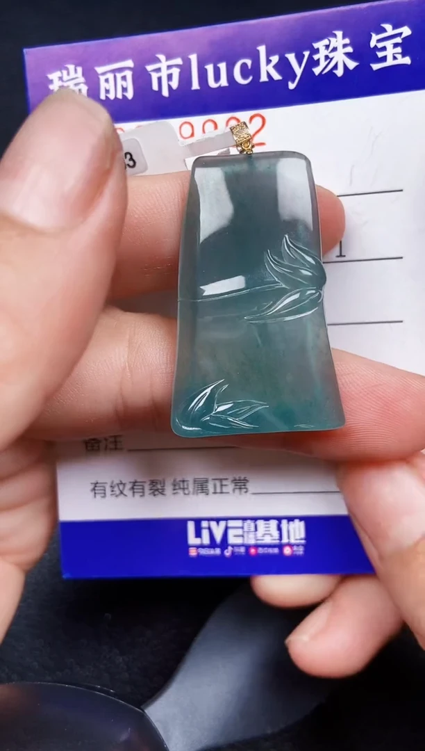 翡翠18K金镶嵌颈饰998218k