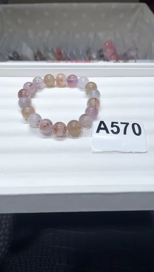 水晶手链未镶嵌A570极光金牙11