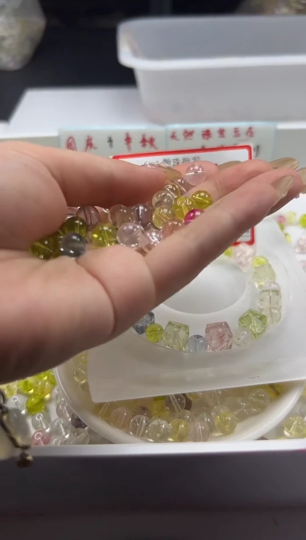 颈饰未镶嵌水晶w2684马卡龙阿赛8mm*30颗