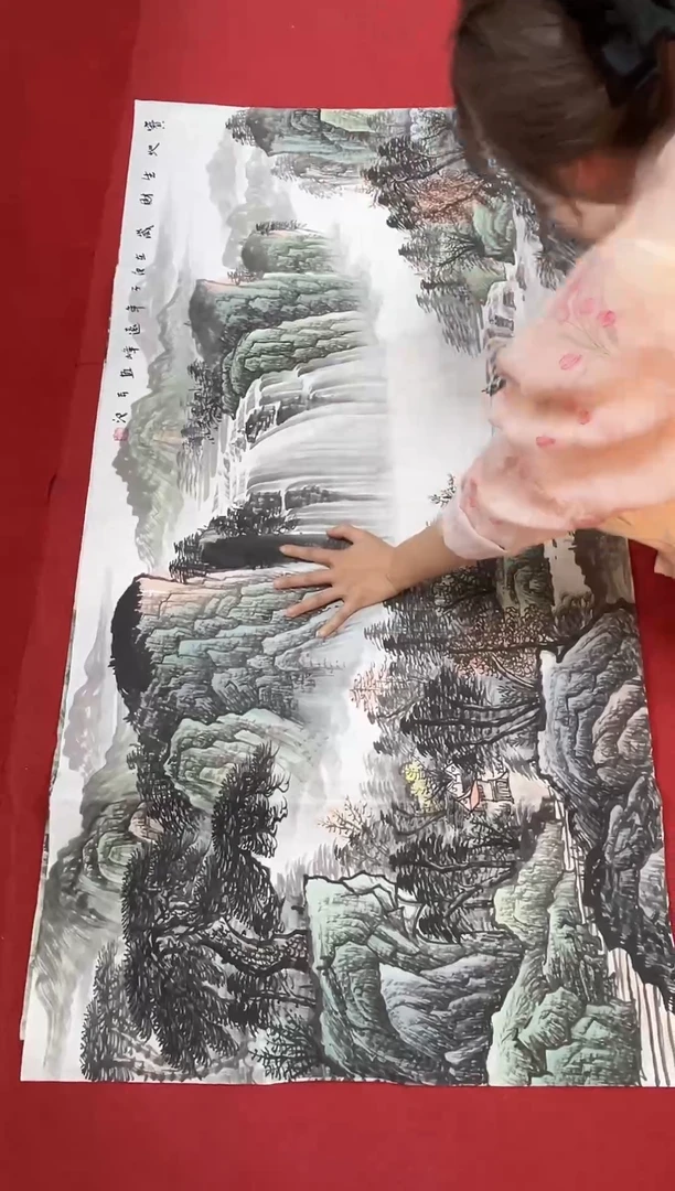 国画国画字画小姐姐真可爱