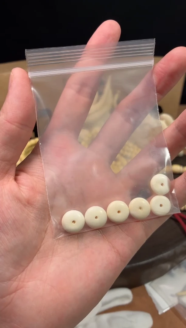 吊坠猛犸象牙A13猛犸隔片12mm   6个