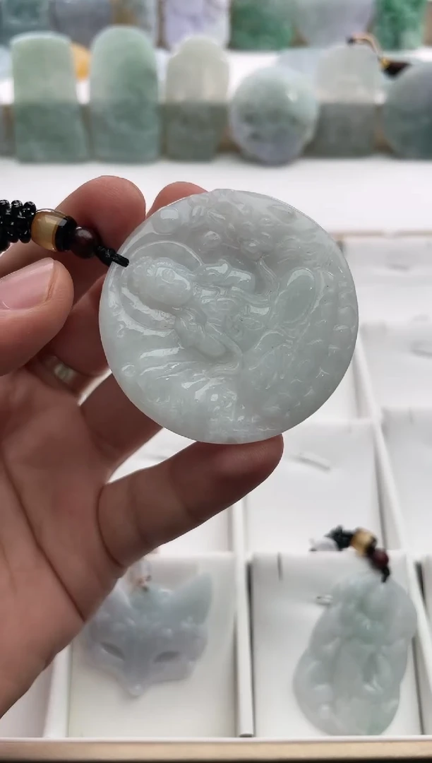 【闪购商品】翡翠颈饰未镶嵌..../3/6/ 62