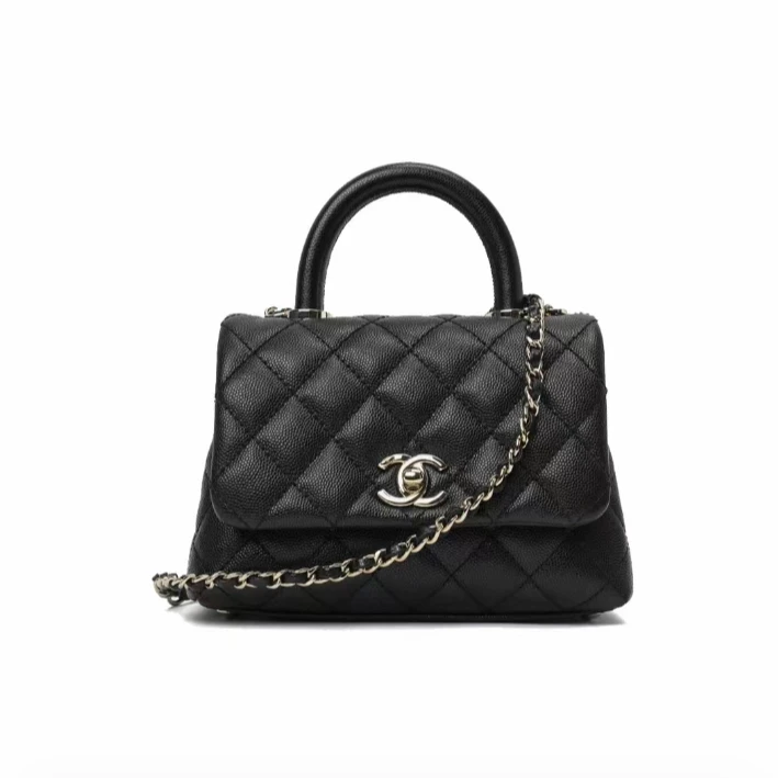 99新 Chanel/香奈儿 cocohandle黑金mini