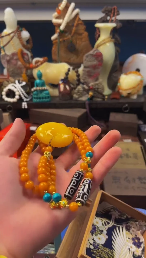 裸石蜜蜡未镶嵌小熊拖鞋直播精选推荐