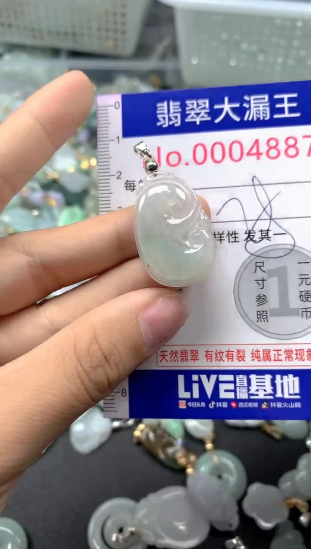 颈饰未镶嵌翡翠4887
