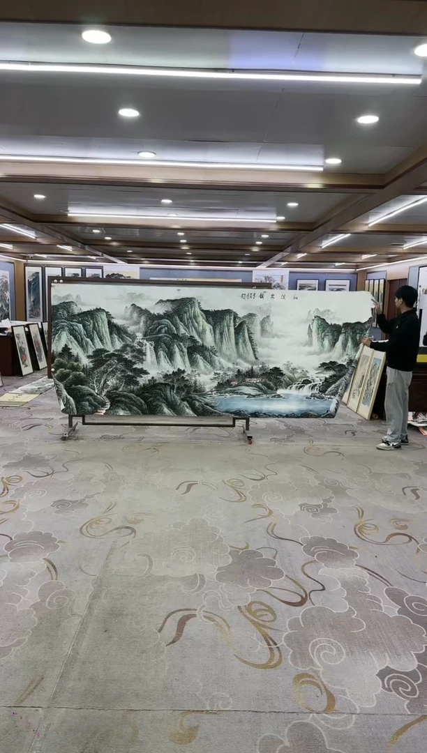 绘画Y-邵明义-大丈二-山水画