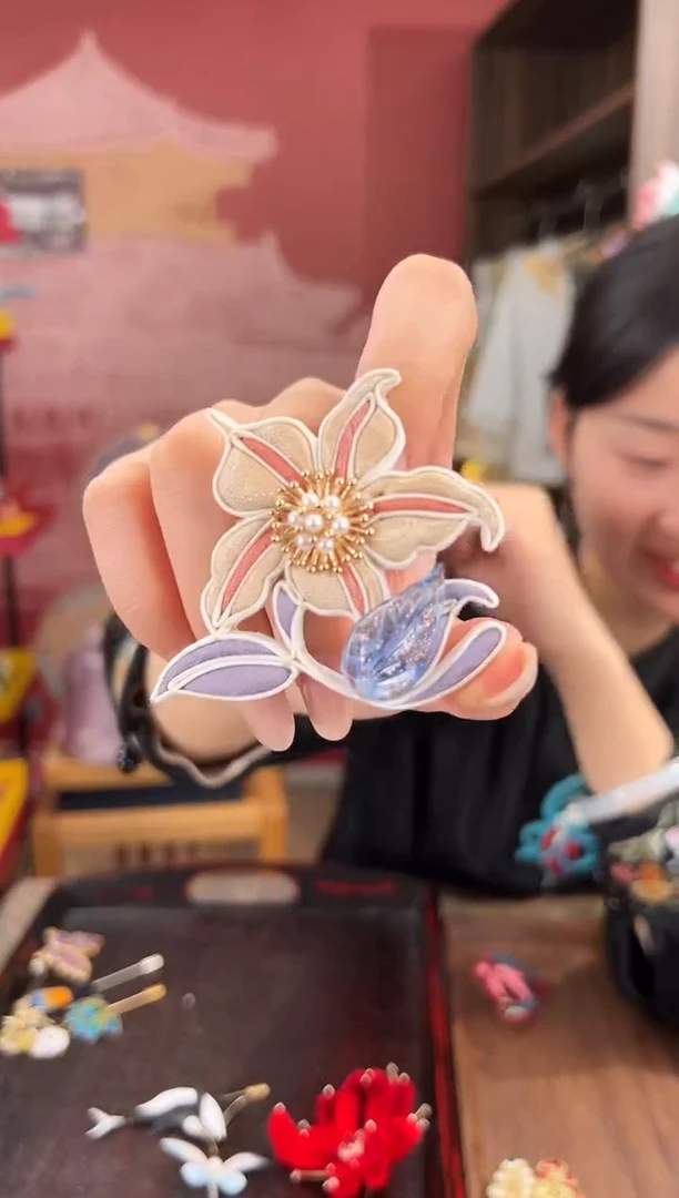 【闪购商品】刺绣苏绣世家非遗手工（胸针）