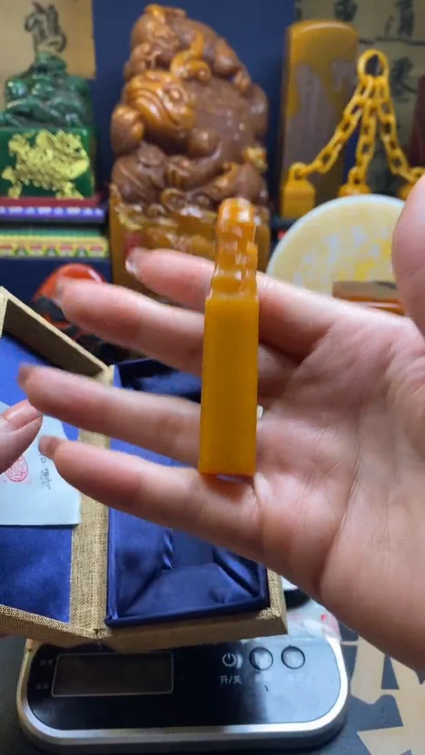 【闪购商品】寿山石印石田黄竹节章