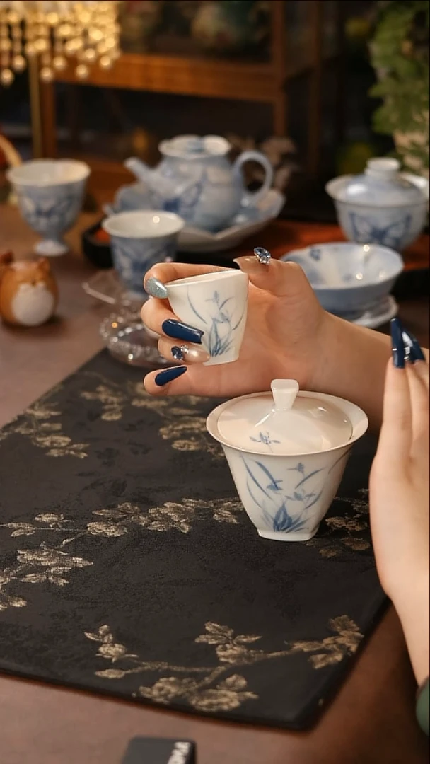 盖碗+茶杯 哈哈哈哈