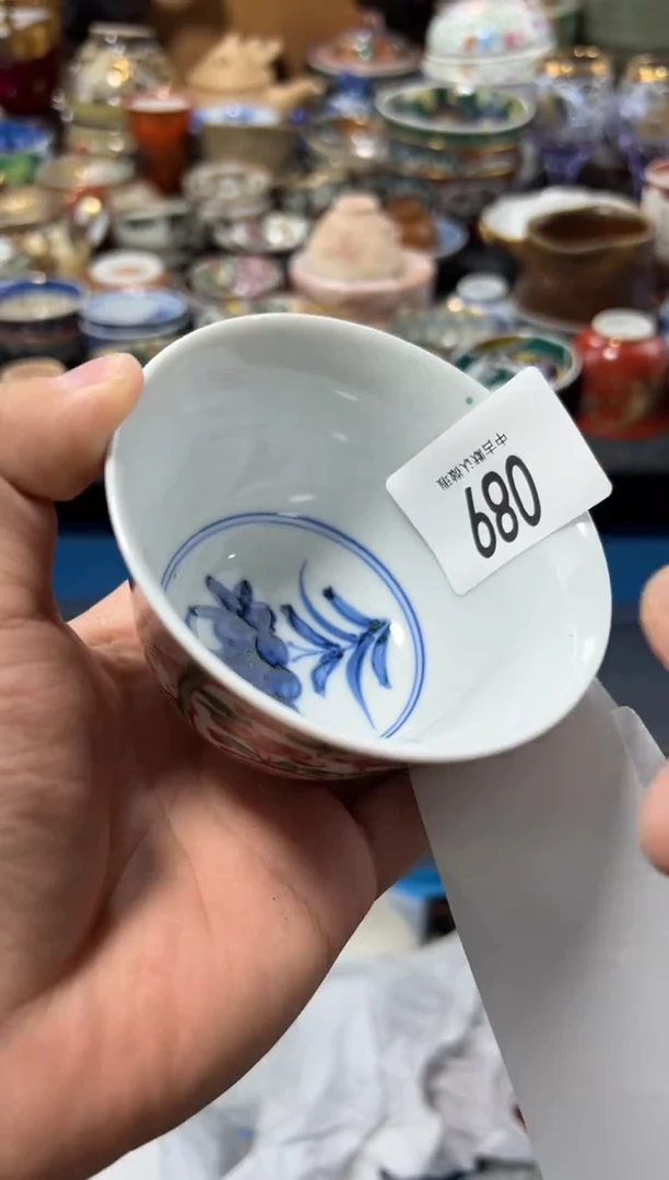 瓷片猫*姐夏目海外回流瓷器中古品。