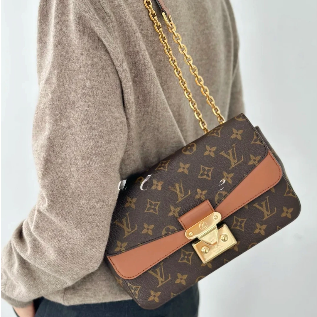99新 LouisVuitton/路易威登 lv 玛索焦糖老花/99新/优选