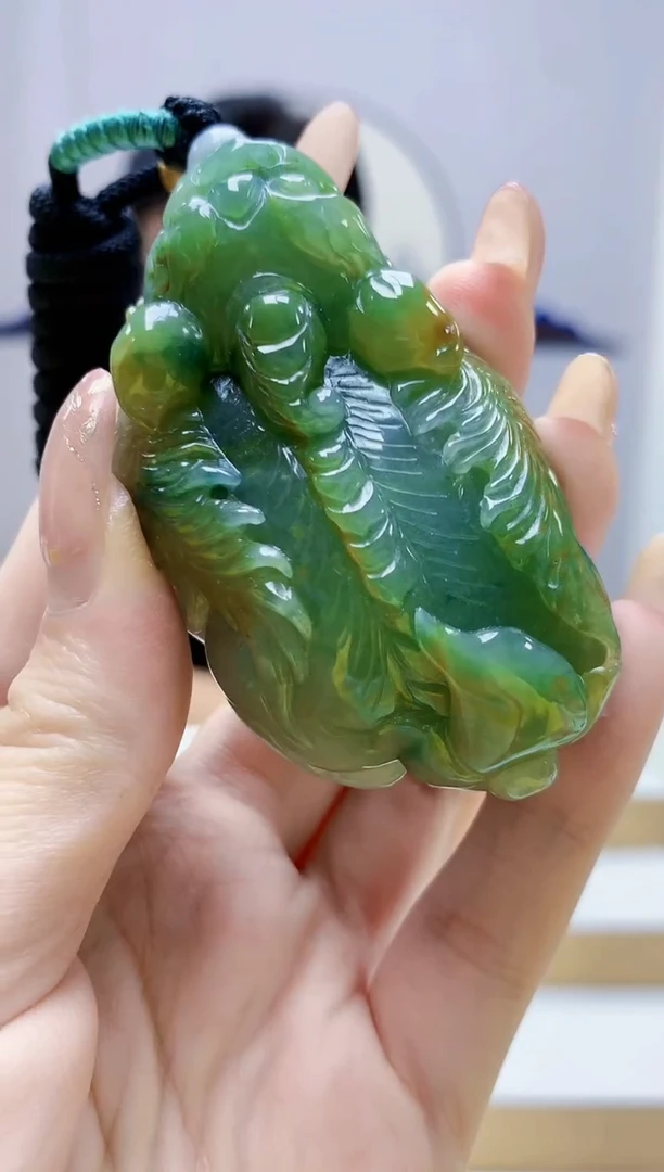 未镶嵌定制翡翠4917jw-毛货挂件100