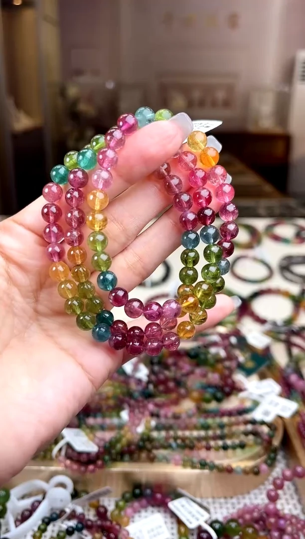 【闪购商品】碧玺/未镶嵌6mm+碧玺多圈多样性发货