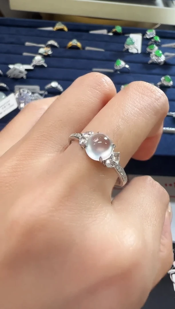 18K金镶嵌戒指翡翠KYAL1129-001