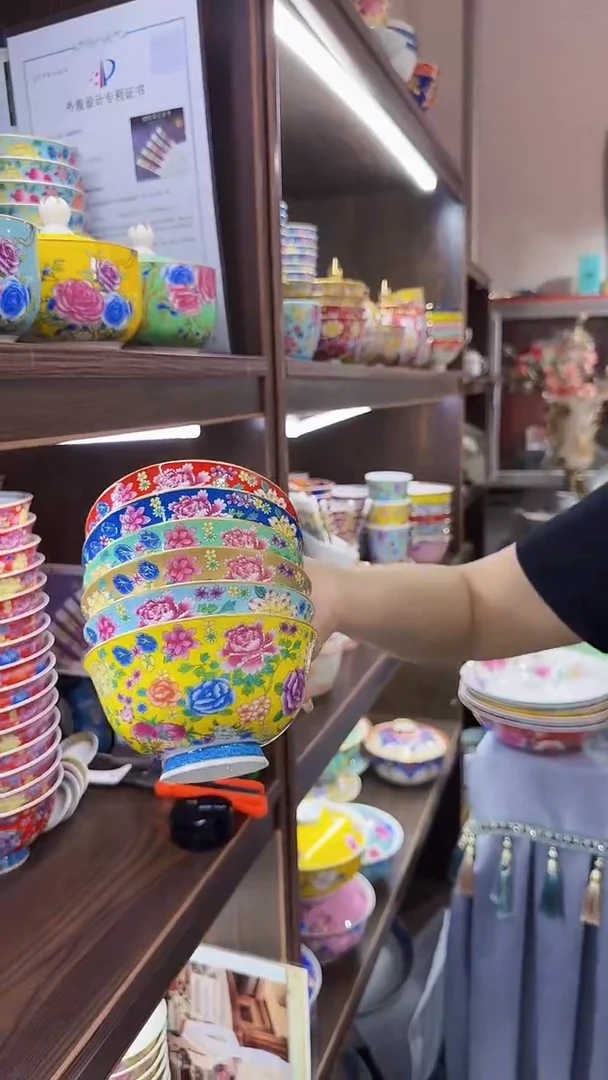 瓷片4.5英寸饭碗6个景德镇餐具