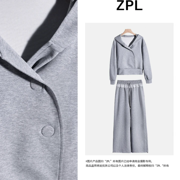 吸汗薄款无弹长裤口袋高腰休闲裤春秋季秋装宽松春季9399