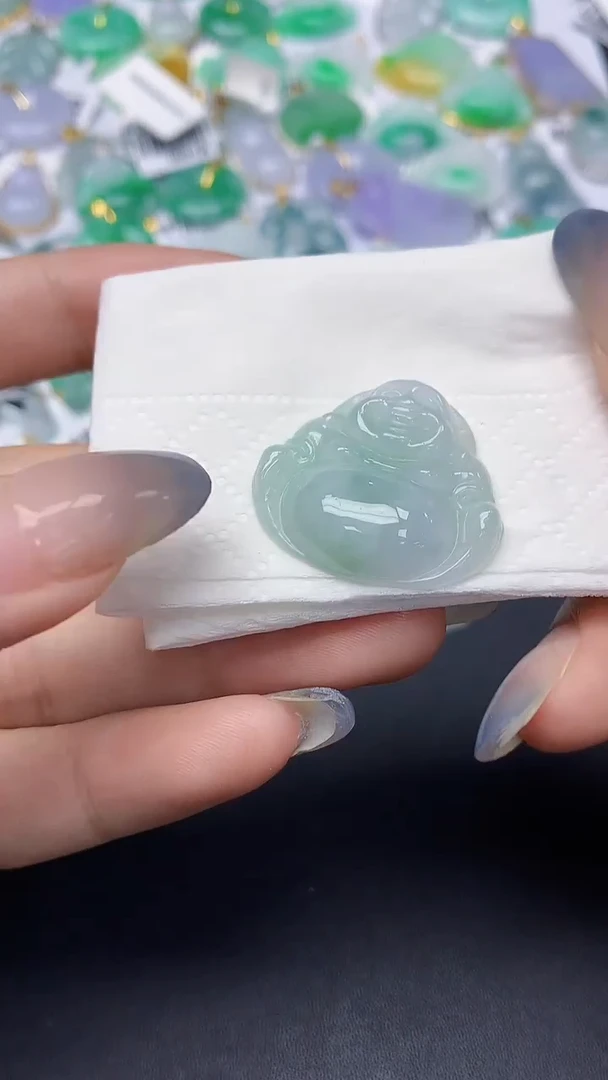 翡翠未镶嵌颈饰天然缅甸a货翡翠