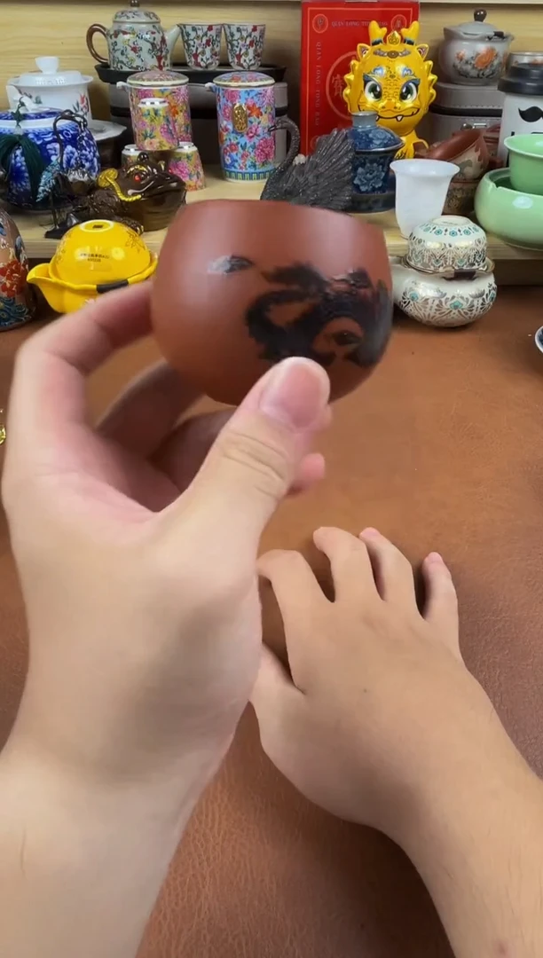 陶瓷茶具摆件旅行套组