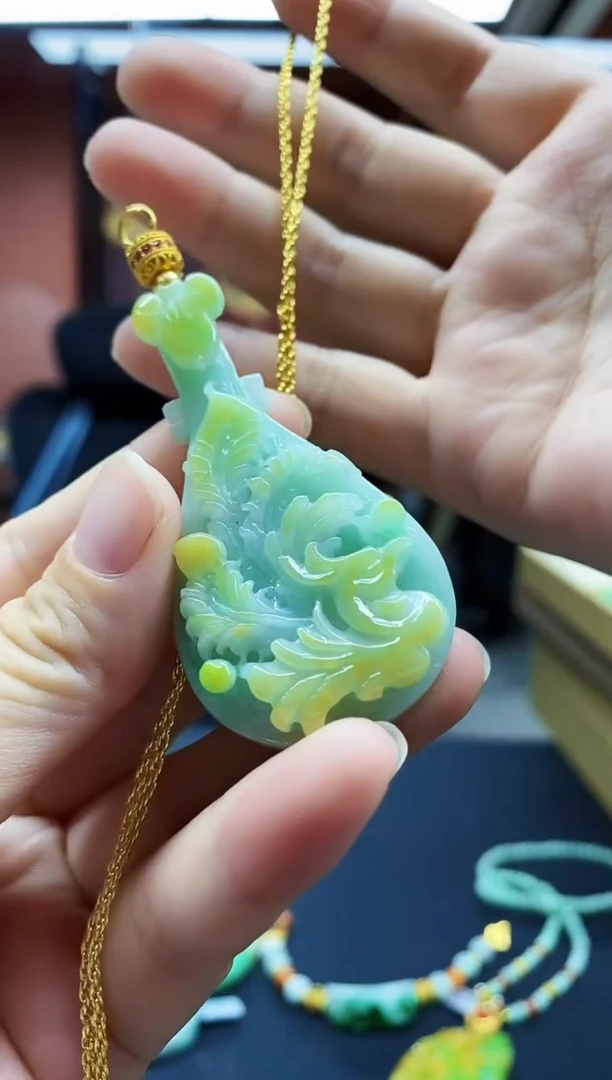 颈饰未镶嵌翡翠翡翠吊坠